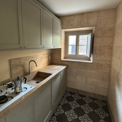 Kitchen after a turnover in Valletta