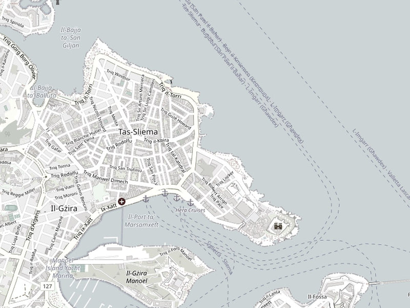Map of Sliema