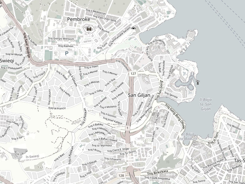 Map of St Julian's